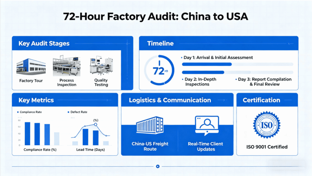 72-Hour Factory Audit China to USA