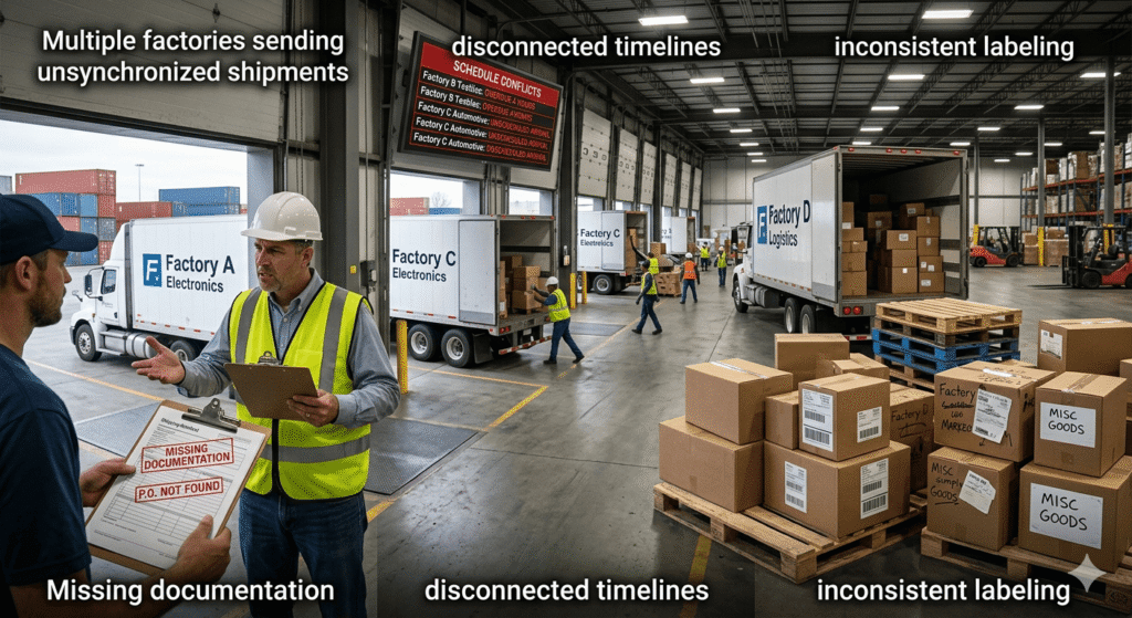 Nominated freight forwarder Dongguan warehouse supplier consolidation for US importers